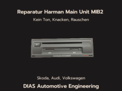 Reparatur VW Radio Discover Pro Harman Main-Unit MIB 2 bei Ausfall von Lautsprechern
