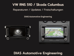 RNS 510 Reparatur - Startet nicht, macht Geräusche, Bootloop