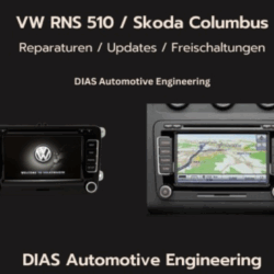 RNS 510 Reparatur - Startet nicht, macht Geräusche, Bootloop