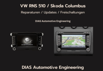 RNS 510 Reparatur - Startet nicht, macht Geräusche, Bootloop