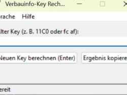 Fehler 1555 zurücksetzen. Verbauinfo Offline Rechner.